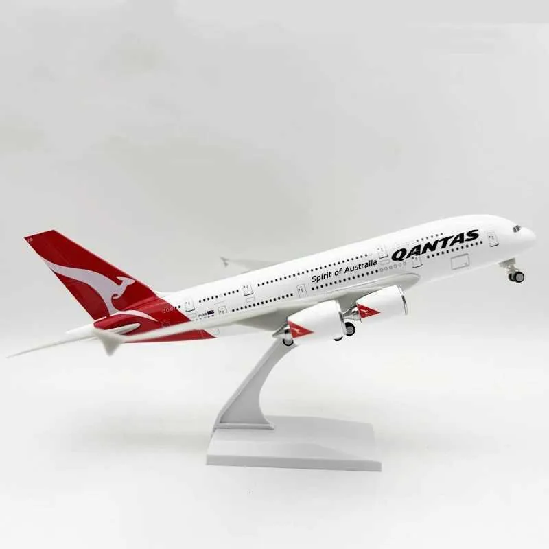 1:48 Scale Resin Airbus A380 Series Aircraft Model With Landing