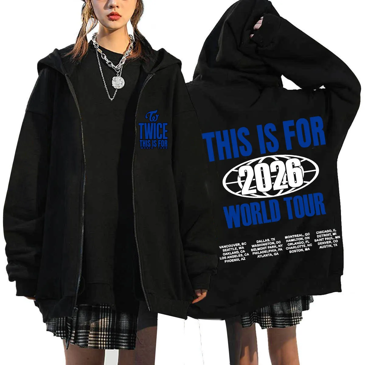 KPOP TWICE This Is For World Tour 2026 Oversized From 10,46