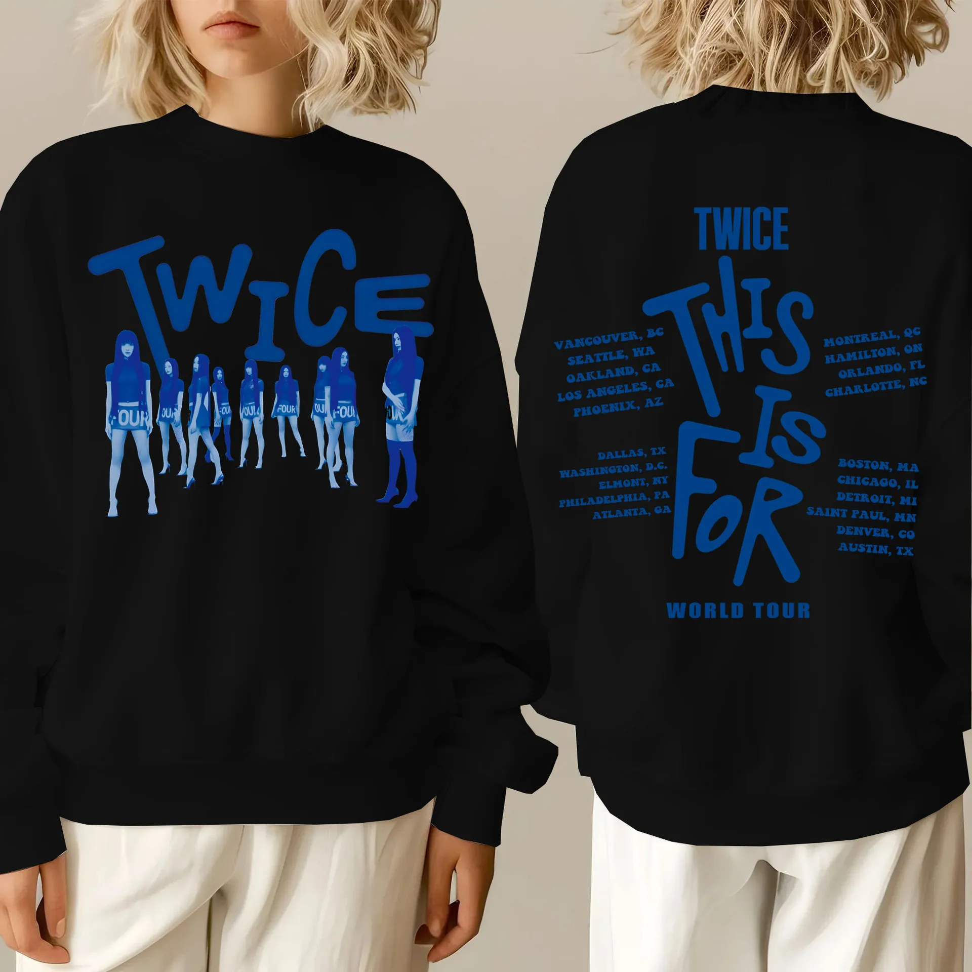 TWICE KPOP This Is For World Tour 2026 Oversized From Dilqian