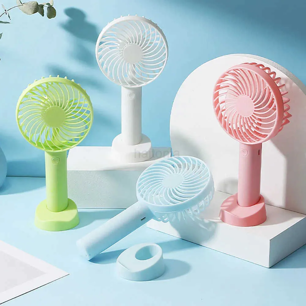 Mini Portable Fans Handheld USB Rechargeable Fan Mini Desktop Air ...