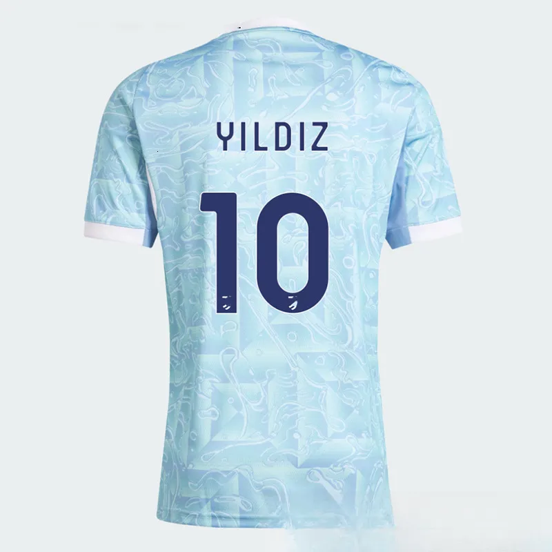 Juventus football jersey number 10 Yildiz short sleeve bamboo