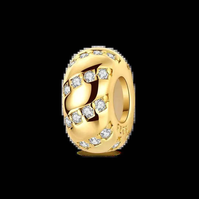 925 Sterling Silver Charms Positioning Bead Lion Tiger Elephant Dog Cat CZ Zircon Clasp Clip Fit Original Bracelet DIY_voghion.com