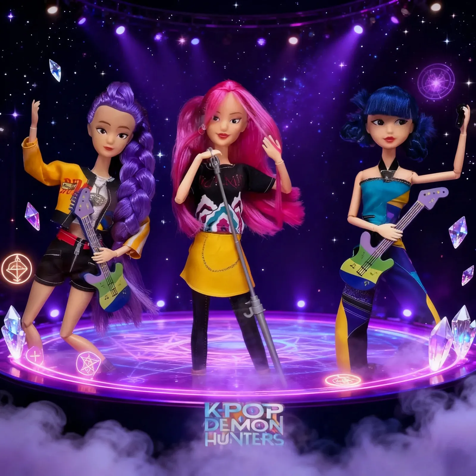 Stokta KPop Demon Hunters Anime Kpop Kız Grubu Yi TL468.15 | DHgate