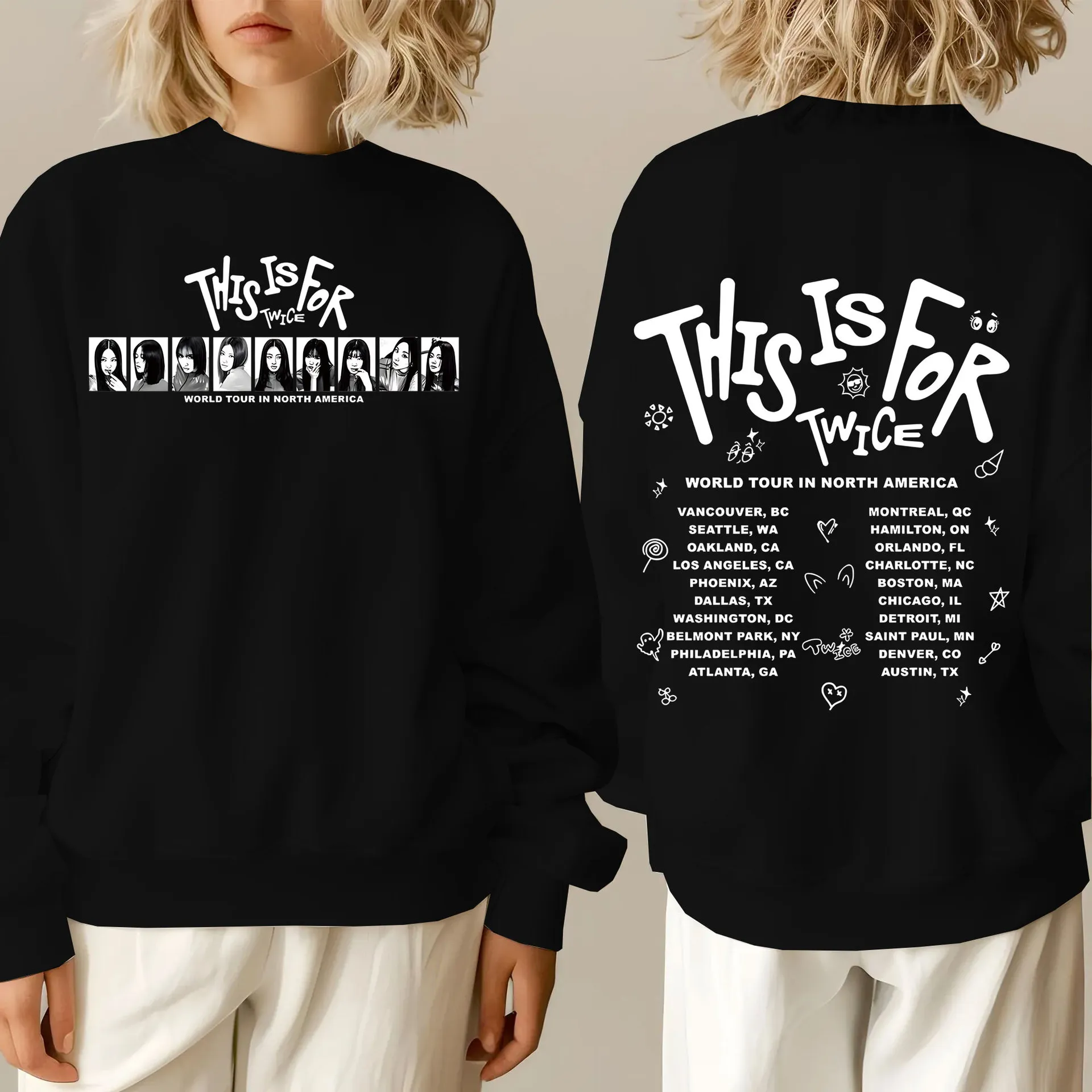 TWICE KPOP This Is For World Tour 2026 Oversized From Dilqian