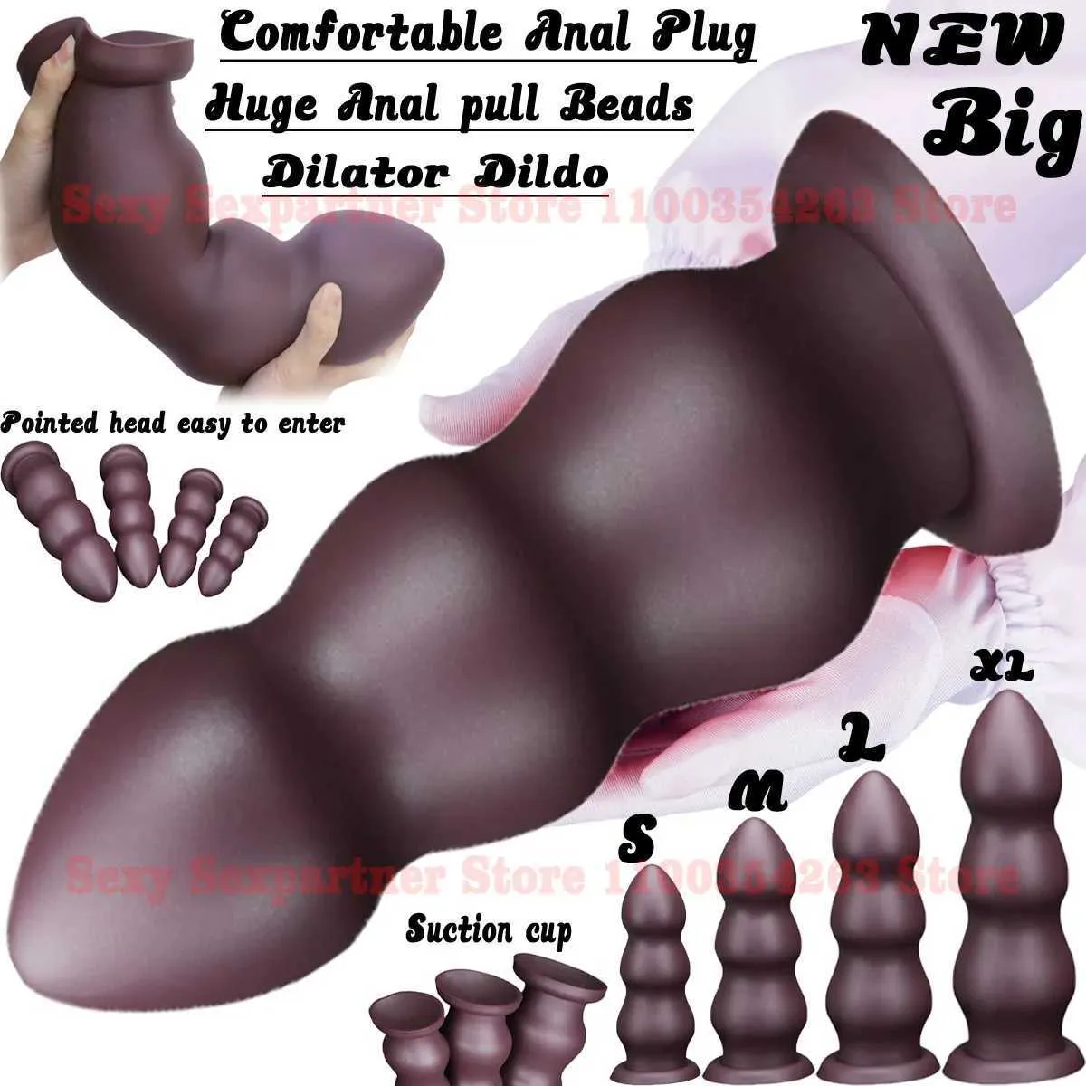 Big Smooth Anal Beads Huge Ass Butt Plug Soft... From 18,53 | DHgate Big Smooth Anal Beads Huge Ass Butt Plug Soft... From 18,53 | DHgate