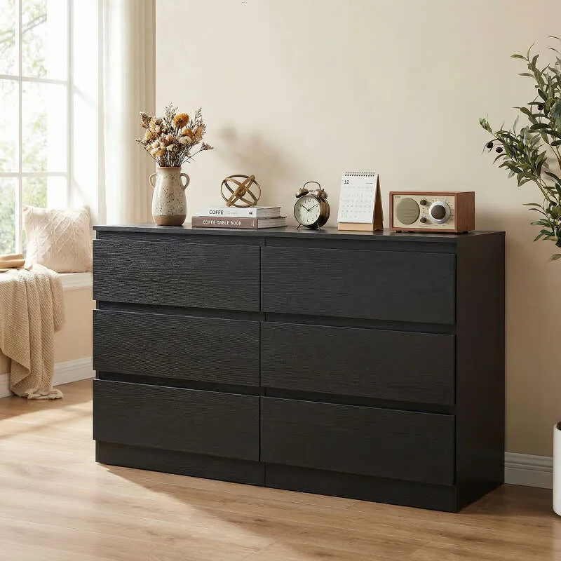 Drawer Black Dresser, Modern Bedroom Dresser Spacious... From 158,6  |  DHgate