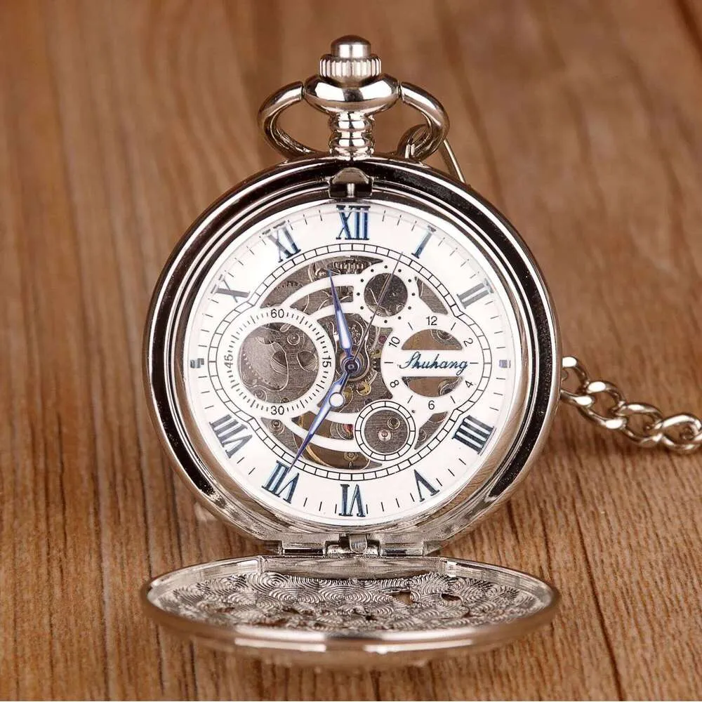 Orologio da Taschino, Orologio da Taschino Vintage da Uomo con Quarzo a Catena Nuovo Orologio da
