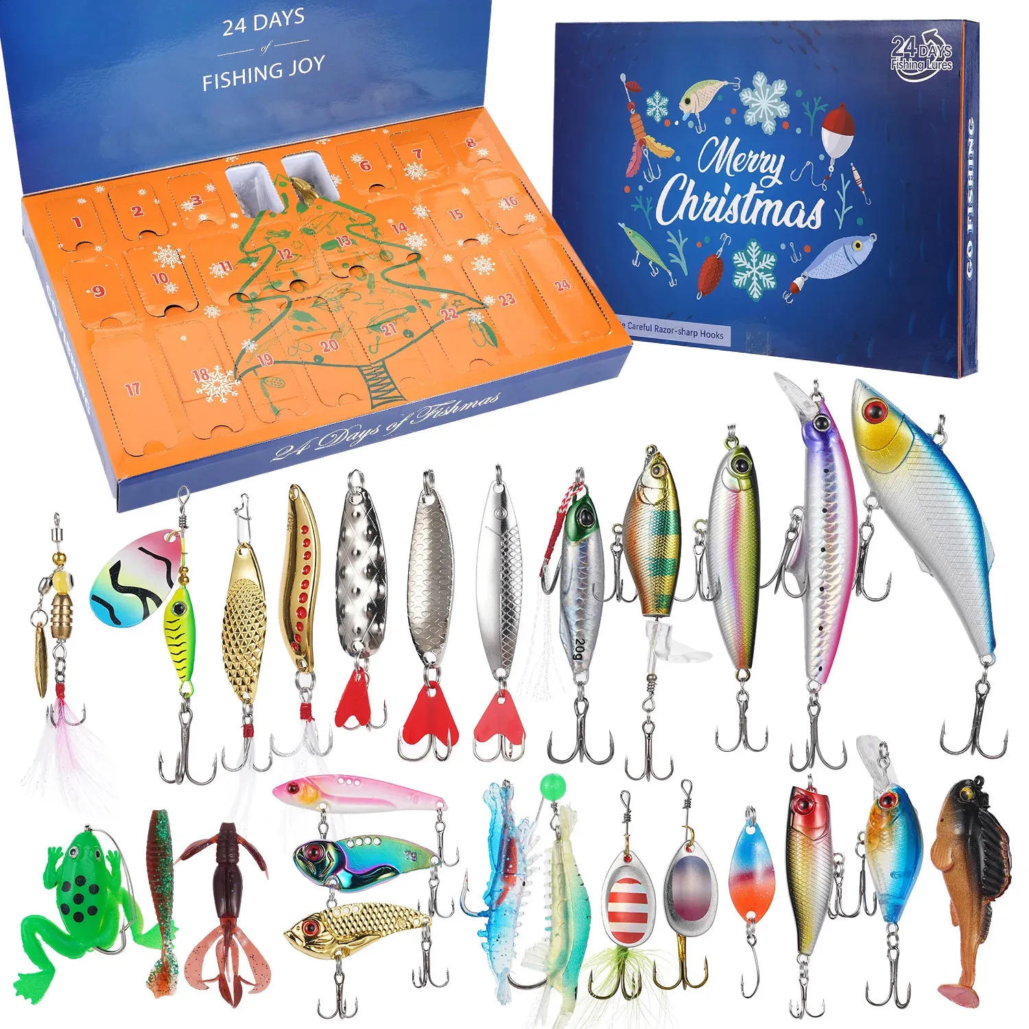 Fishing Bait Blind Box   24 Day Calendar For... 