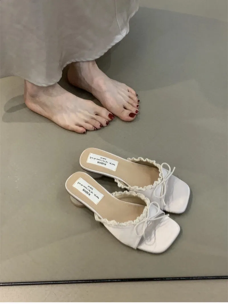 Summer Butterfly Knot Lace Womens Slippers, Casual... From Dh1100217350 ...