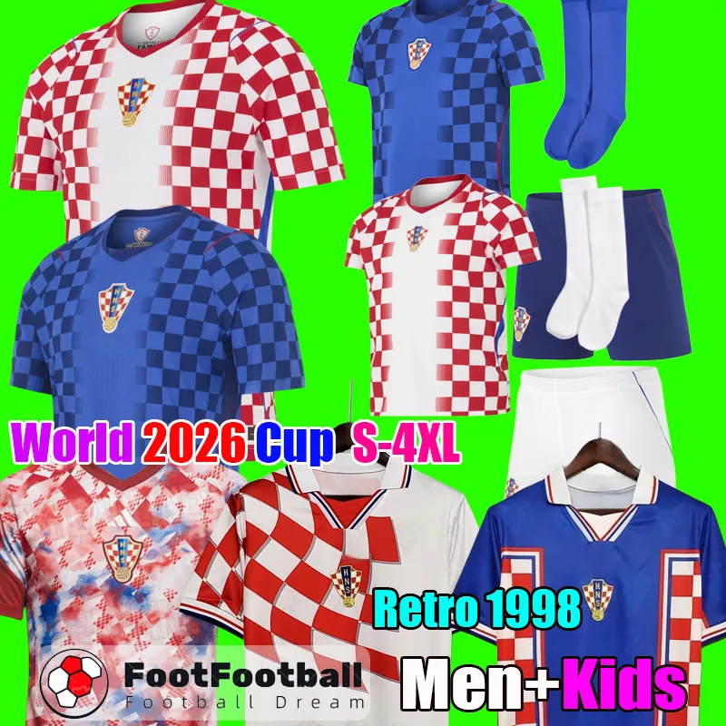 Big Size S 4XL Croatia Jersey 2026 Soccer Jerseys From