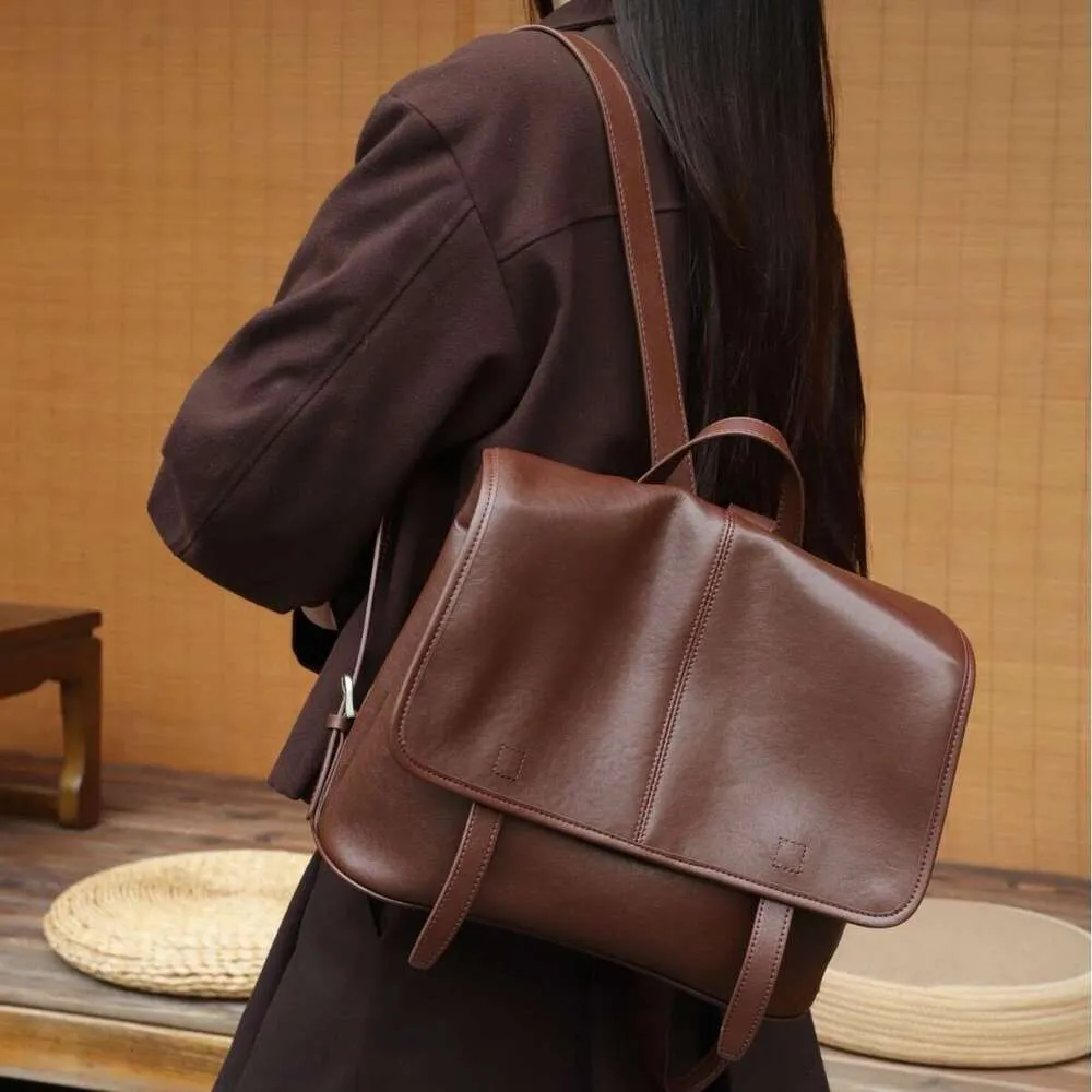 Vintage Luxury Genuine Leather Leather Travel... From  display picture 2