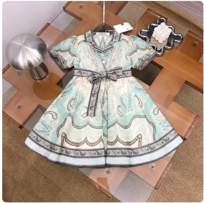 floral one piece dress knee length One-piece Knee-Length A-Line for Girls with Turn-down Collar and Pattern from Dhgate Girl's Dresses one piece dress knee length
