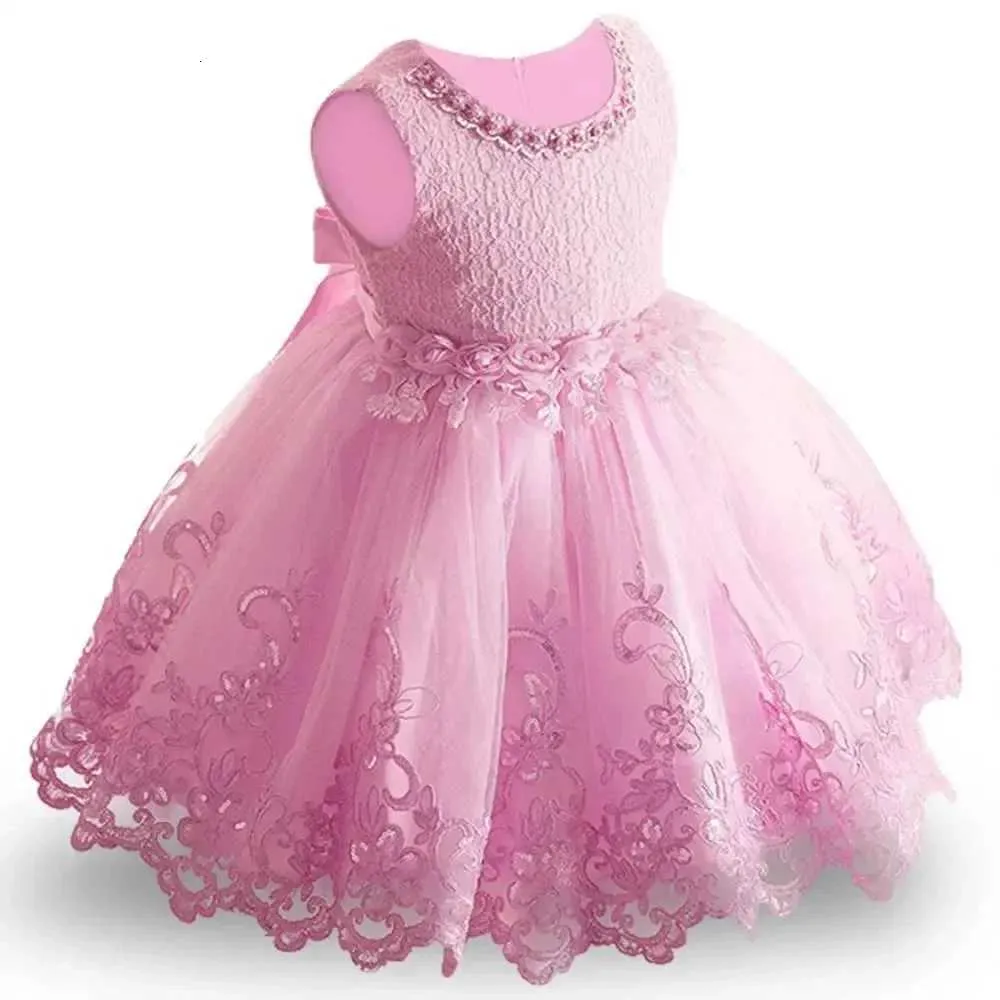 newborn bridesmaid dresses Baby Girls Pink Hand Smocked Dress main image 0