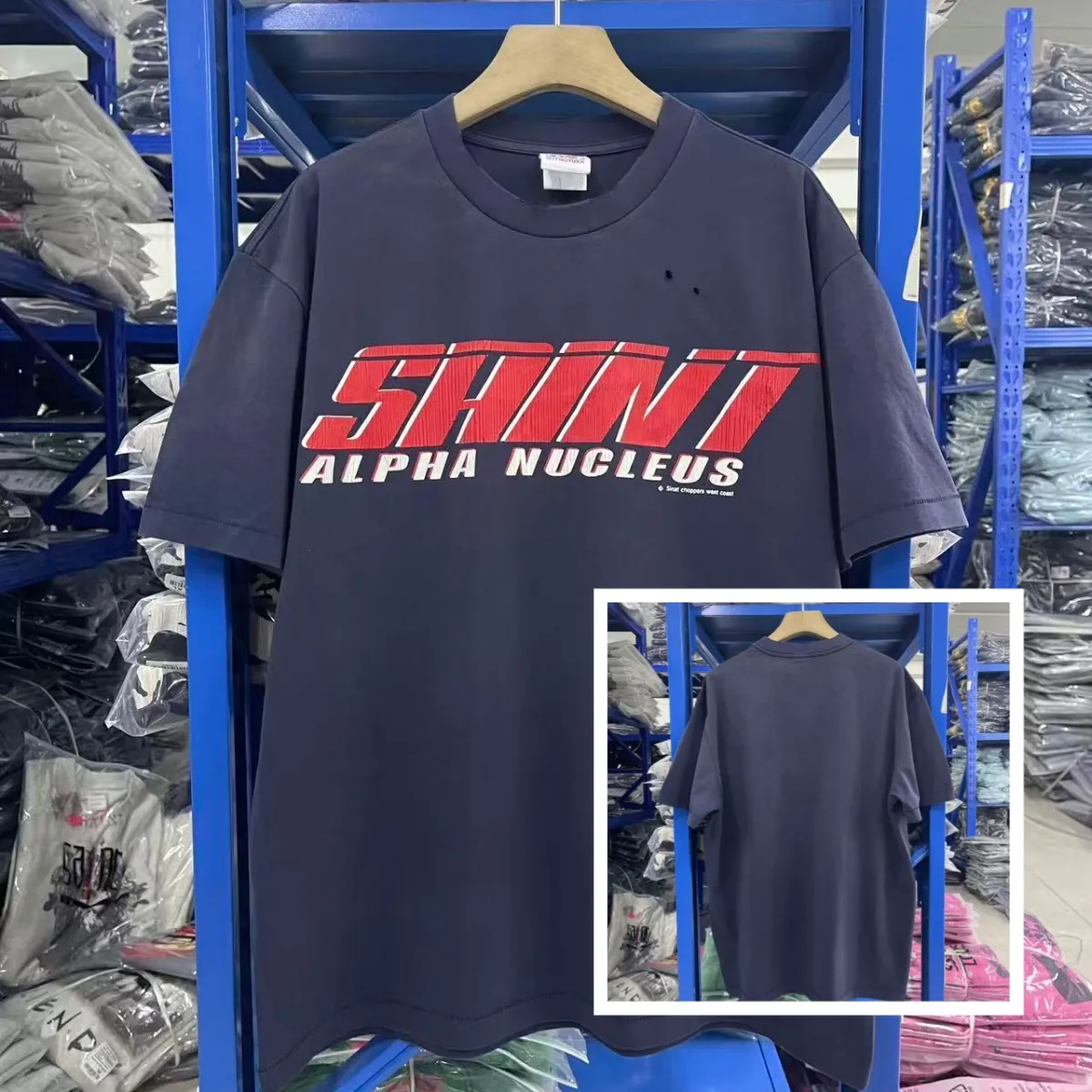 SAINT Michael Mens Loose Fit Letter Print... From 11,67 € | DHgate