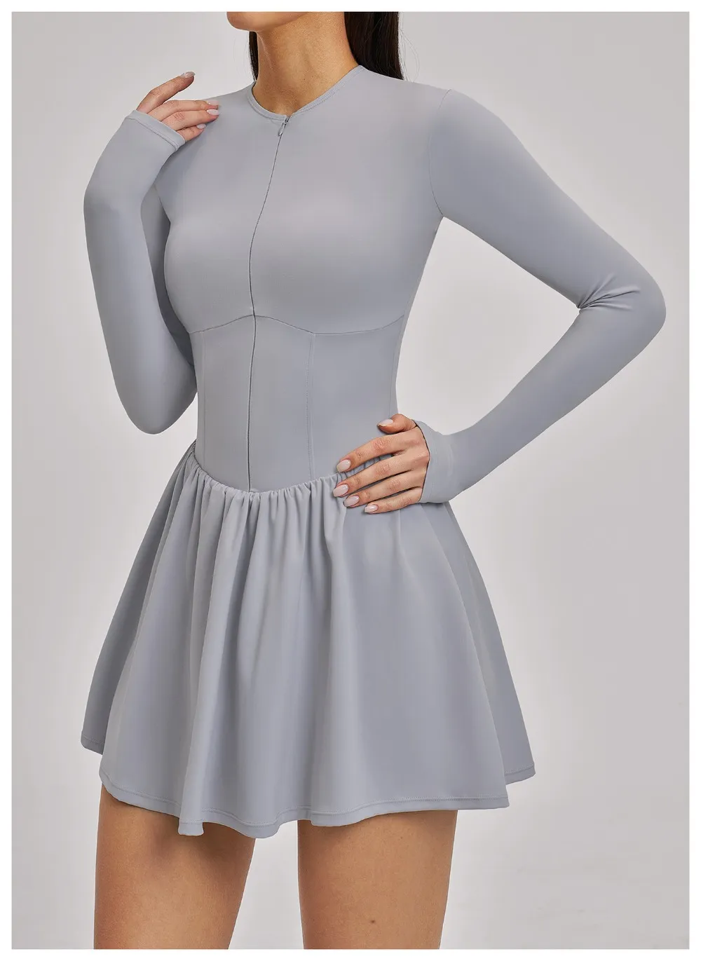 Designer Womens Long Sleeve Tennis Dress: Half... From 14,39  | DHgate