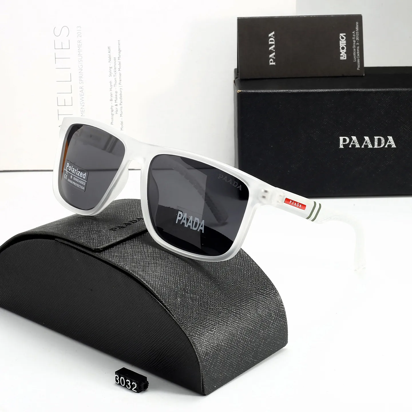 Designer sunglasses for men and women UV400 polarized square frame with ...