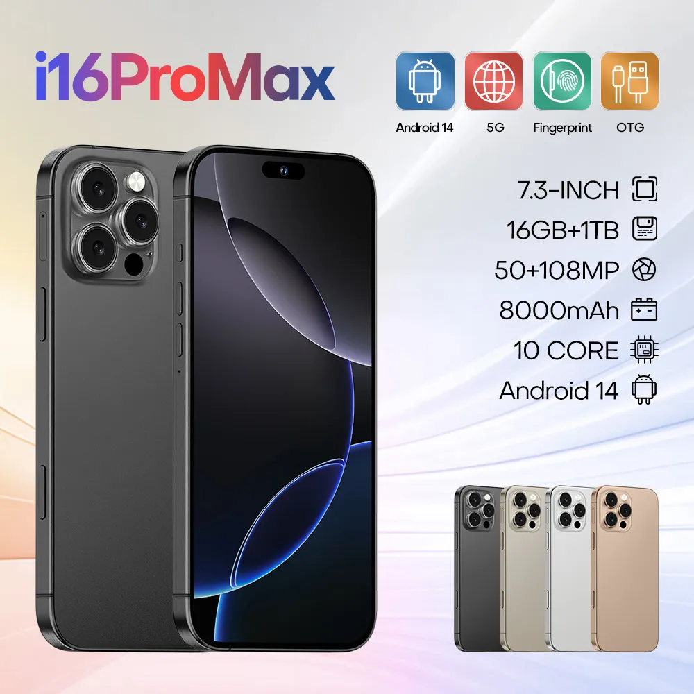 I16ProMax 5G Small Smartphone Global Version With... 