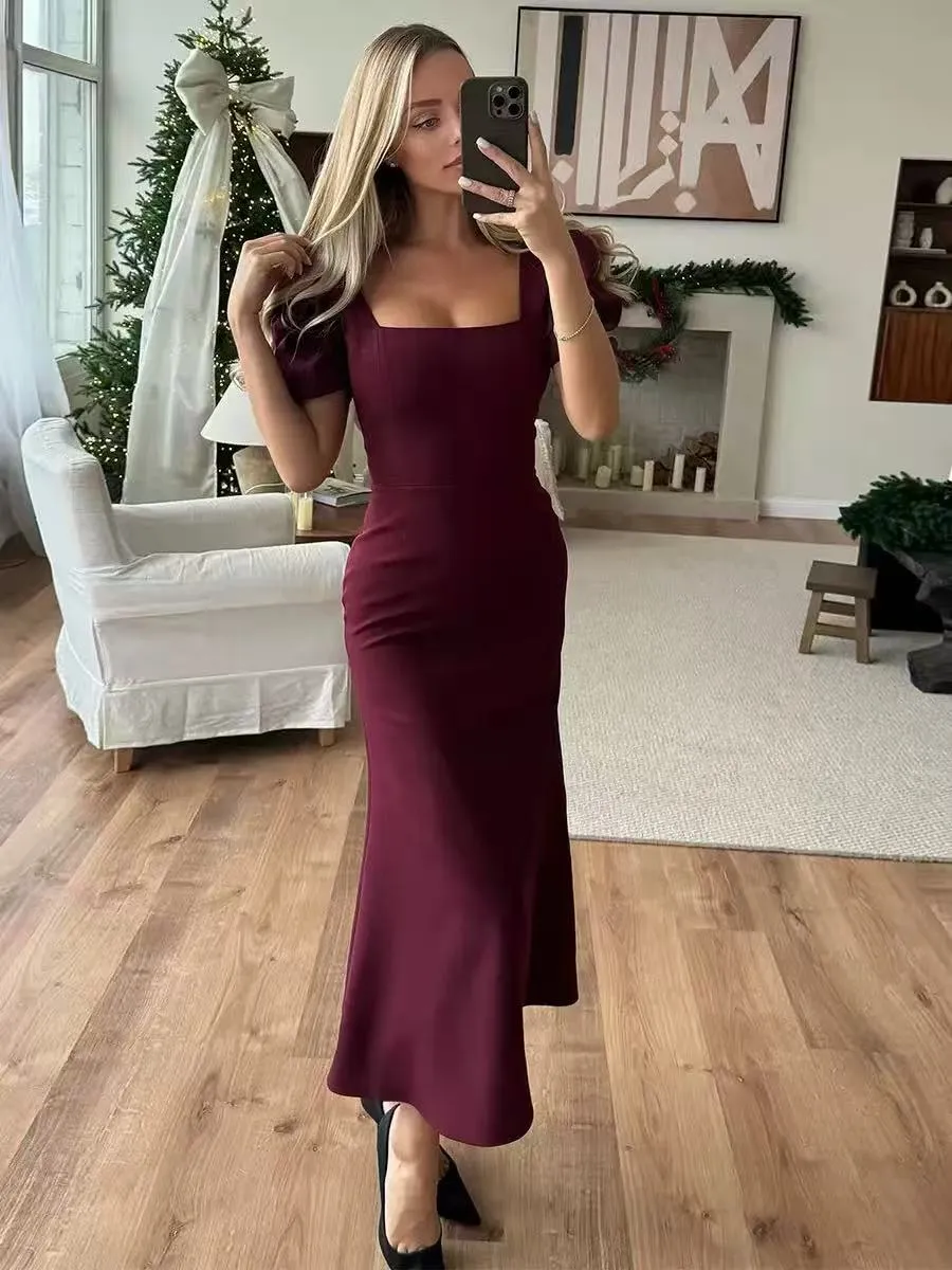 classic tweed midi dress Womens Vintage Ratio:1-2-1