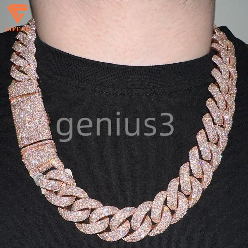 Ice Out Hiphop Miami Cuban Link Chain 20mm 925 Silver... From Genius3 ...