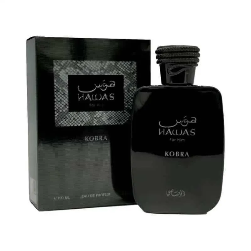 Rasasi Hawas 男性と女性用香水ゴールド 100ML オードパルファム ユニ
