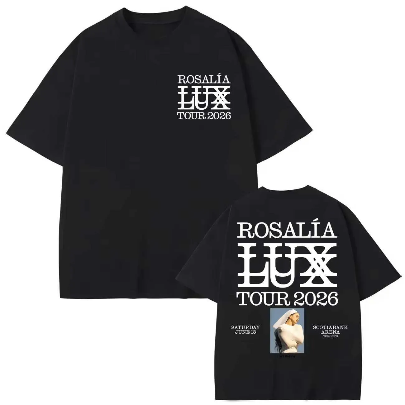 ROSALIA LUX Tour T SHIRT 2026 ROSAIA Same As Official From 2,24