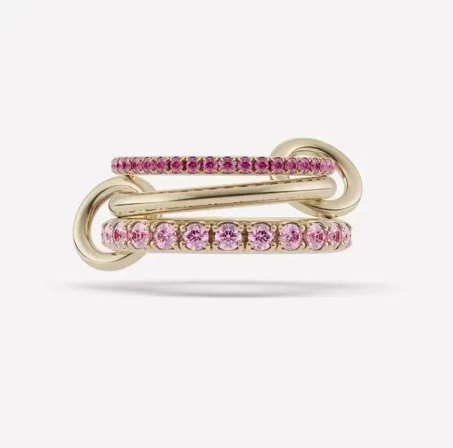 Designer Ring Mit Smaragd Gemini Gold Und Sterling Silber_voghion.com