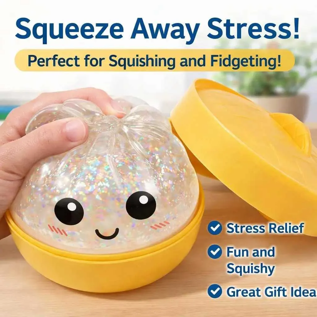 Fun Glitter Dumpling Glitter Dumpling Squishy Box Dumplings Squishy Alivio de la ansiedad Fidget Soft Squeeze Dcomprión Masa C260325 C260327 Fun Glitter Dumpling Glitter Dumpling Squishy Box Dumplings Squishy Alivio de la ansiedad Fidget Soft Squeeze Dcomprión Masa C260325 C260327