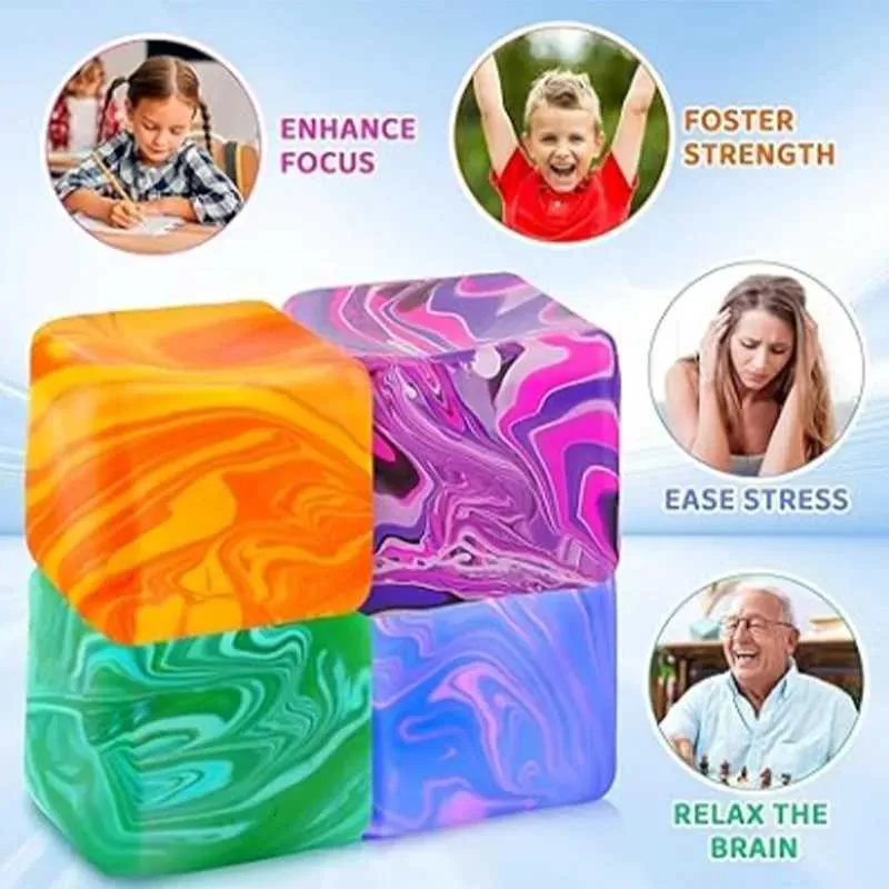 Needoh Ripple Ice Cube Fidget Toys Maltose... From Freakhouse, $6.24 ...