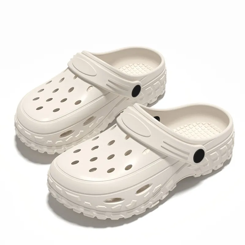 New Hot Selling Men's Women's Breathable Hollow Sandals Non Slip Lightweight Beach Garden Shoes With Adjustable Shoulder_vogvips.com