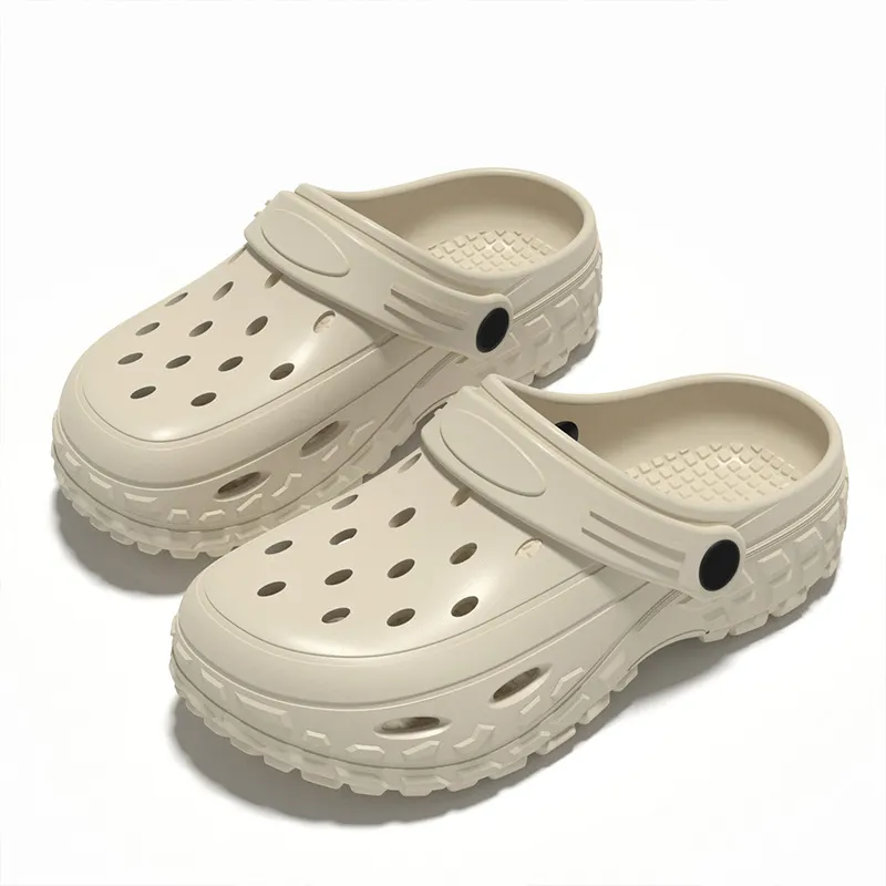 New Hot Selling Men's Women's Breathable Hollow Sandals Non Slip Lightweight Beach Garden Shoes With Adjustable Shoulder_vogvips.com