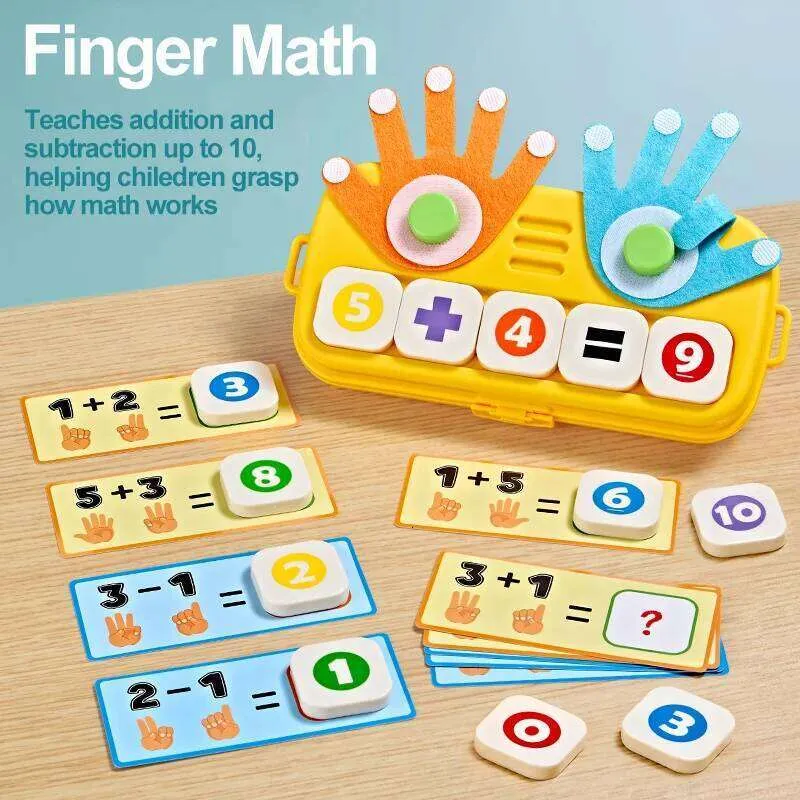 Juguetes Matemáticos Para Contar Con Los Dedos, Bloques
