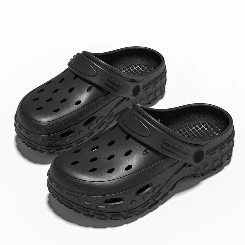 New Hot Selling Men's Women's Breathable Hollow Sandals Non Slip Lightweight Beach Garden Shoes With Adjustable Shoulder_vogvips.com
