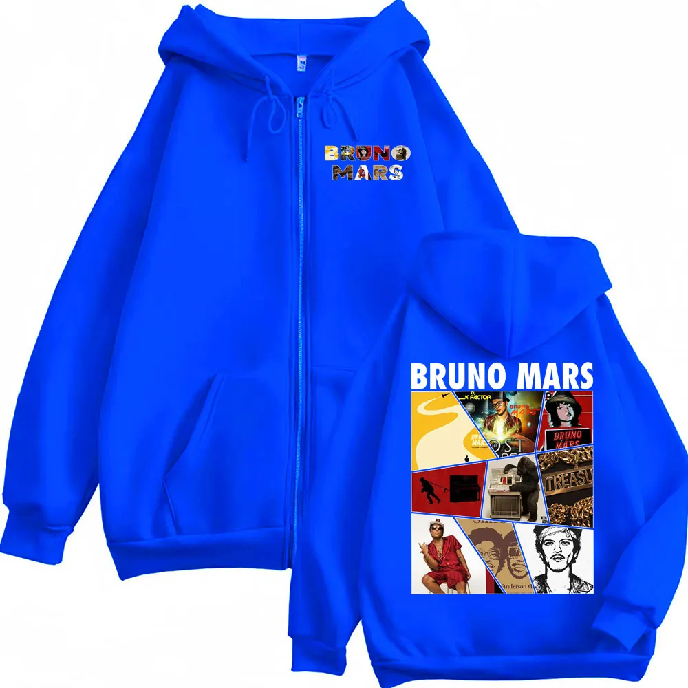 Bruno Mars The Romantic Tour Zipper Hoodie 2026 Pop From