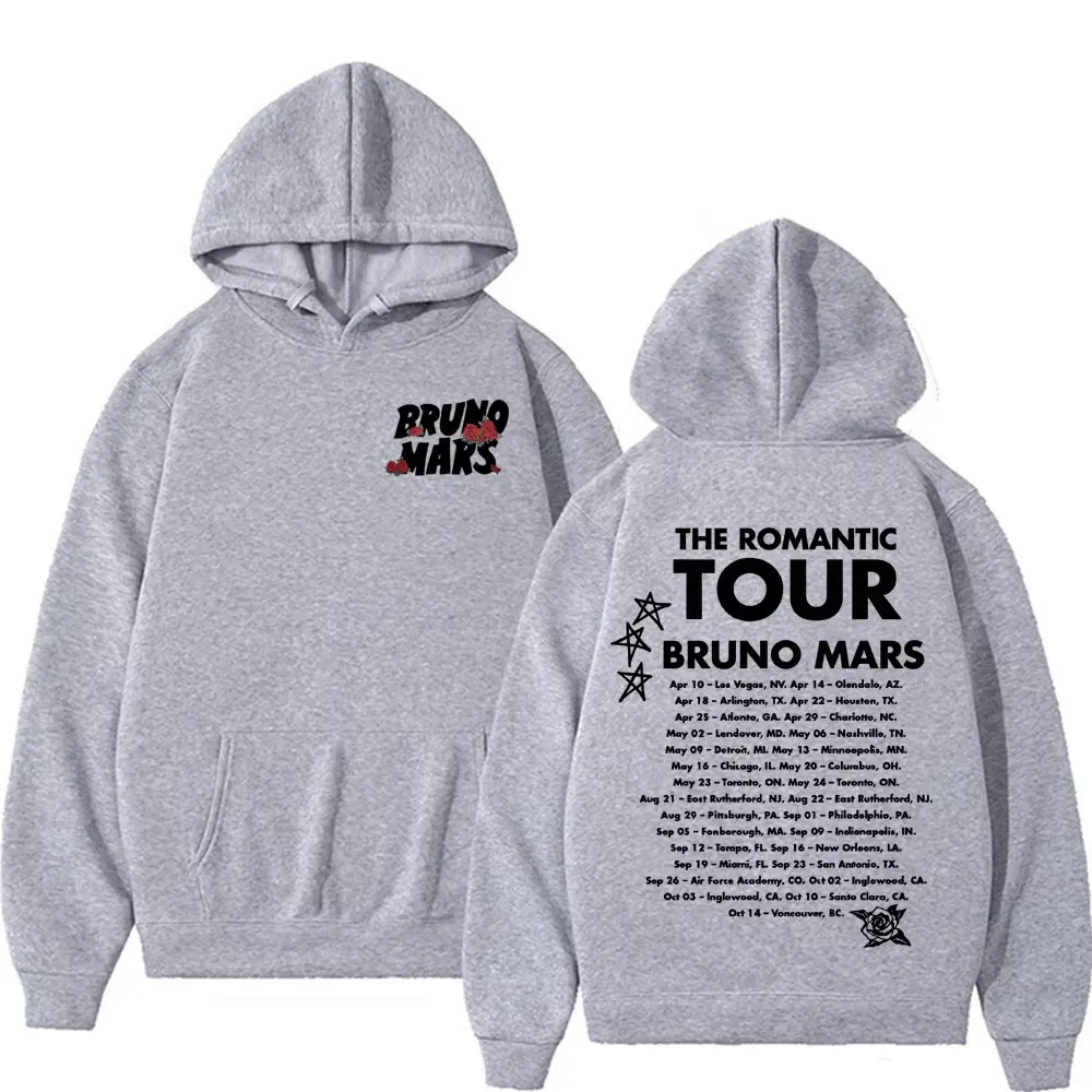 Bruno Mars Romantic Tour 2026 Concert Hoodie Men From 9,08