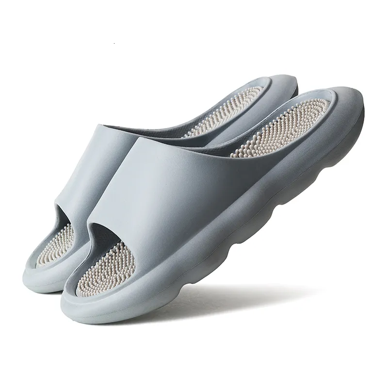 Thick Sole Acupressure Massage EVA For Home Sandals Open Toe Slides Non Slip Solid Slide Daily Outfit Chaoshiji 8818A 1_voghion.com