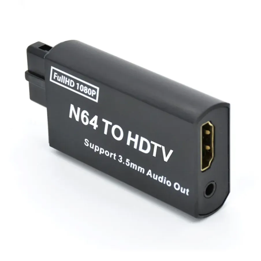 N64 Naar HDMI Converter Adapter – 1080P Full HD Voor Nintendo 64, NES En NGC, Plug & Play, Geen Voeding Nodig