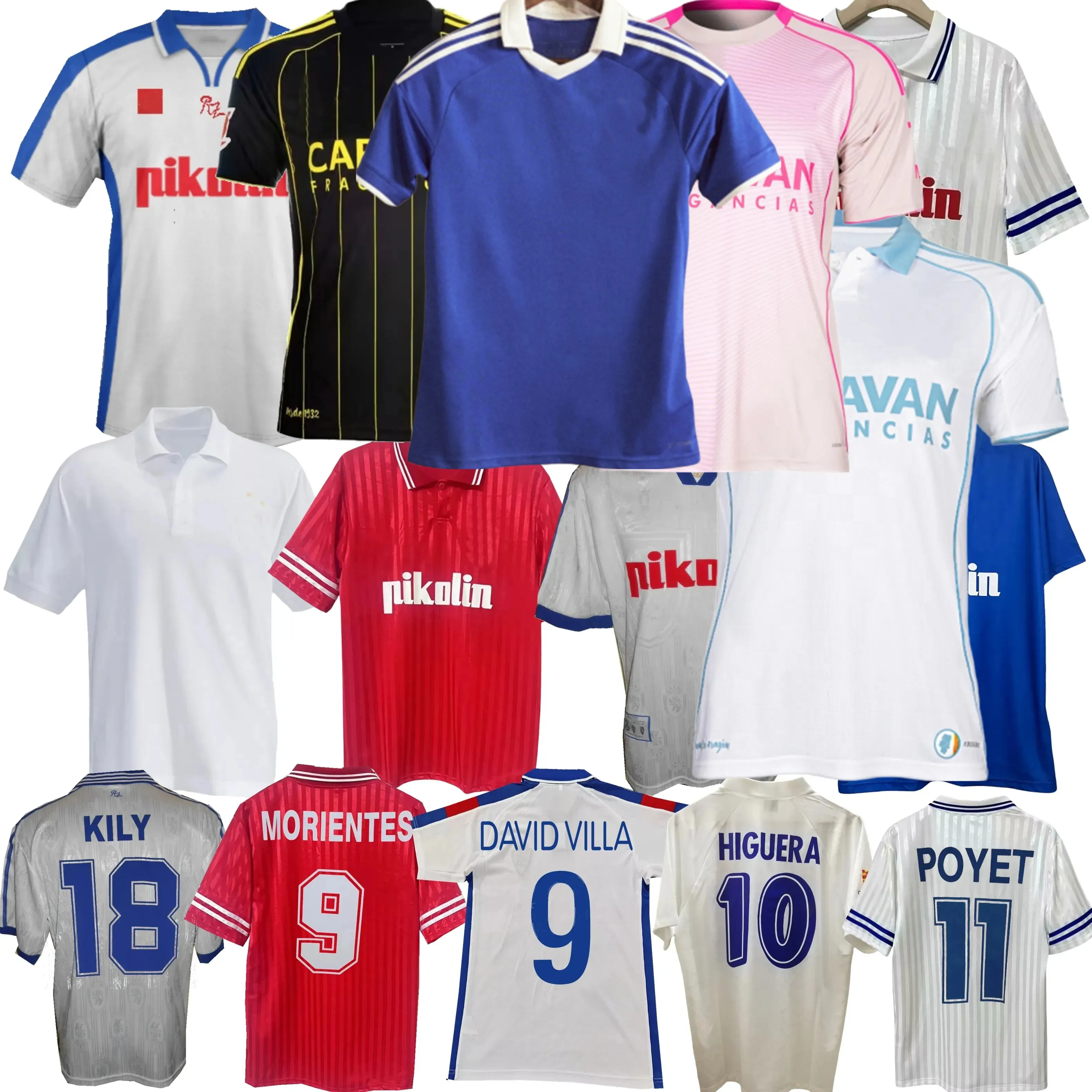 Real Zaragoza Soccer Jerseys 1992 2026 Mens & Kids From