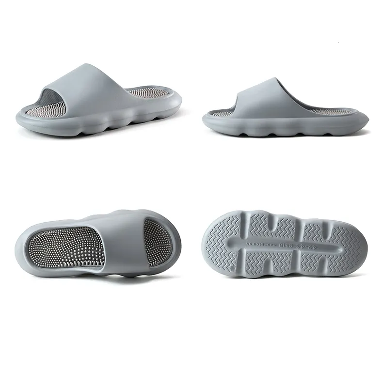 Non-slip Eva Massage Sandals Open Toe Thick Sole Beach Slides_voghion.com