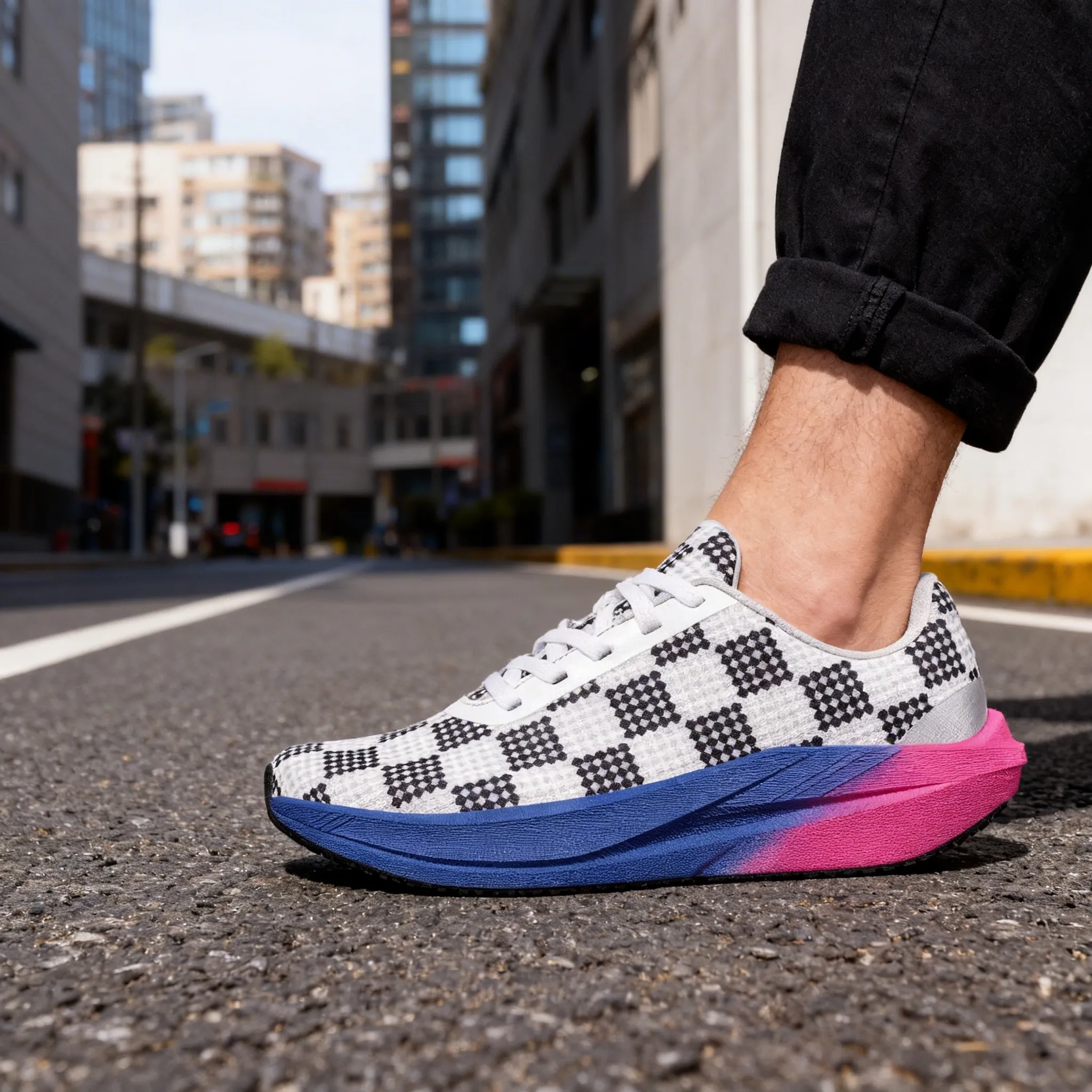 2026 New Casual Fashionable Thick Sole Height Increasing Breathable Sneakers Color Blocking Retro Trend Sports Shoes For_voghion.com
