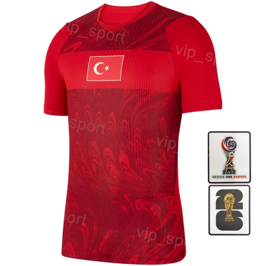 トルコ2024ユーロカップサッカージャージー Akturkoglu＃7、Akaydin＃4