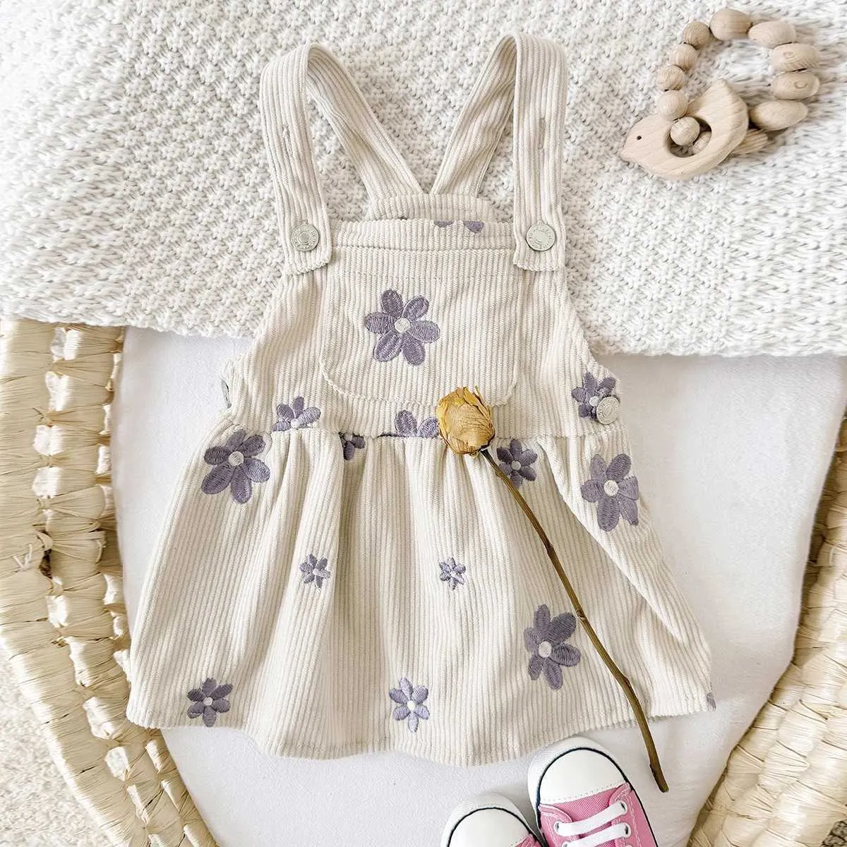 baby girl denim dress Piper Dress in Denim 18-24M