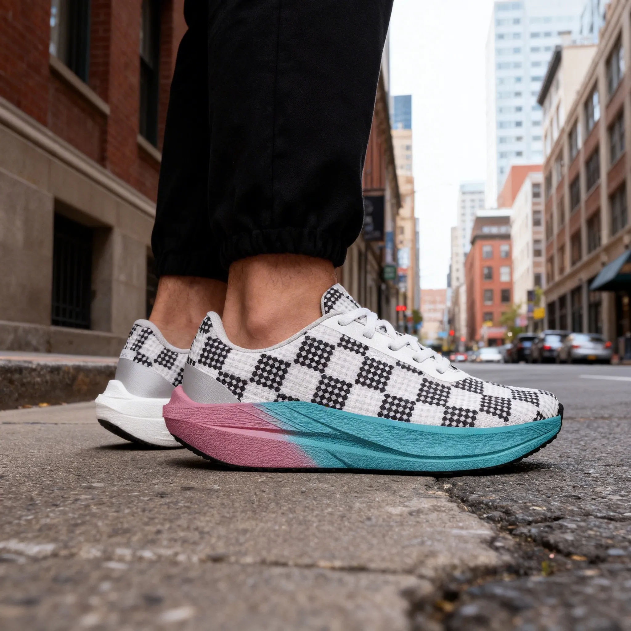 2026 New Casual Fashionable Thick Sole Height Increasing Breathable Sneakers Color Blocking Retro Trend Sports Shoes For_voghion.com