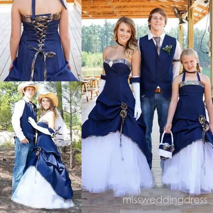blue camo wedding dresses Mossy Oak Top Camo Wedding Dress 2026 NEW Camo Wedding Gown REALTREE Or Camo Wedding Dresses | Heartland