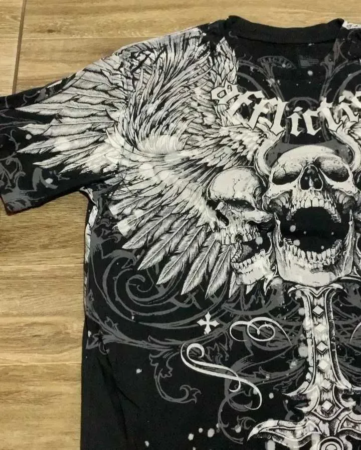Wholesale Affliction Y2K Retro Graphic T Shirts For Women  From