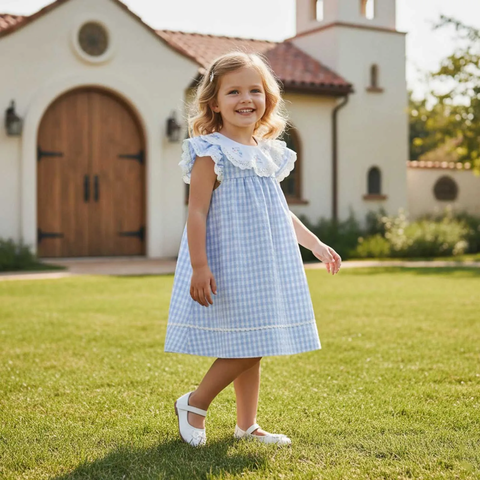 march birthday dress Summer Girls Flower Girl Sequin Princess Dress, Beige / 7-8 Years (140cm) blackdresses 43.31 16.5 1st Birthday Birthday Party Color:Teal Multi