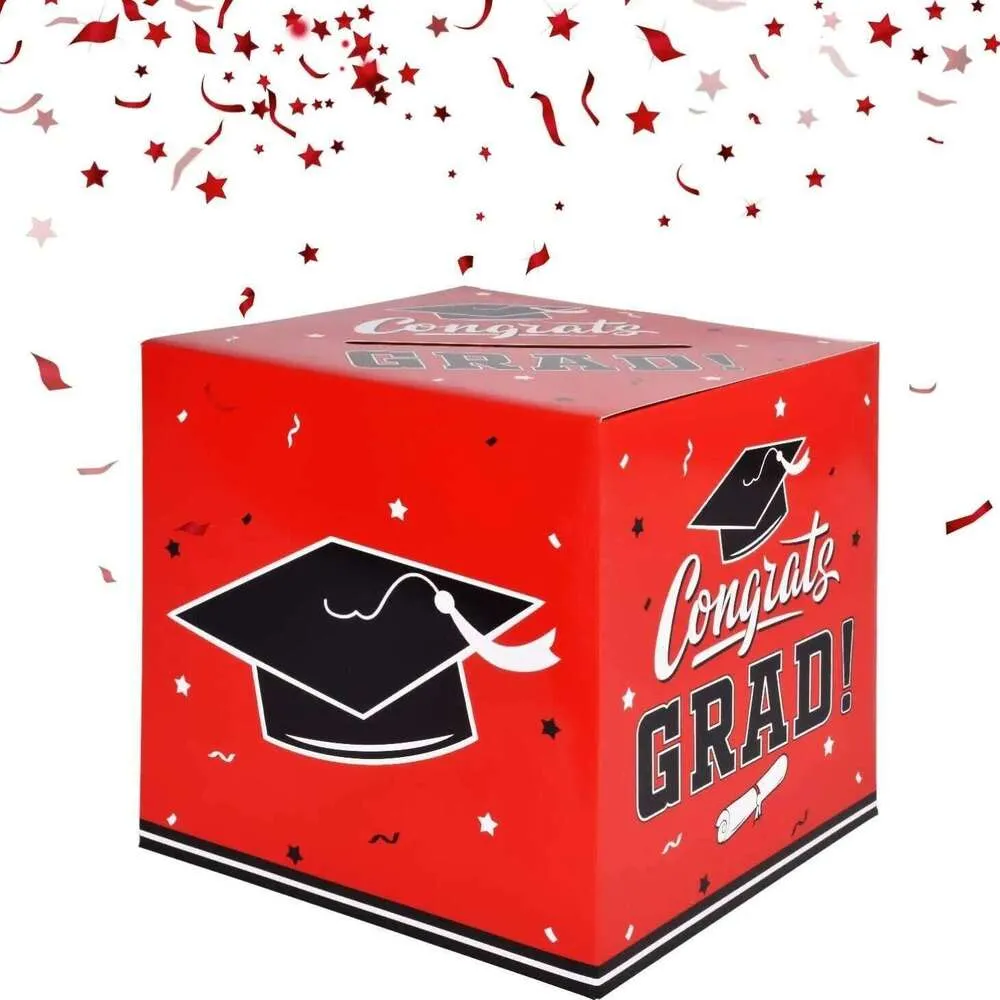 Graduation card box paperboard container 28 cm for party table decoration  from Dhgate Banners, Streamers & Confetti - price 19.23