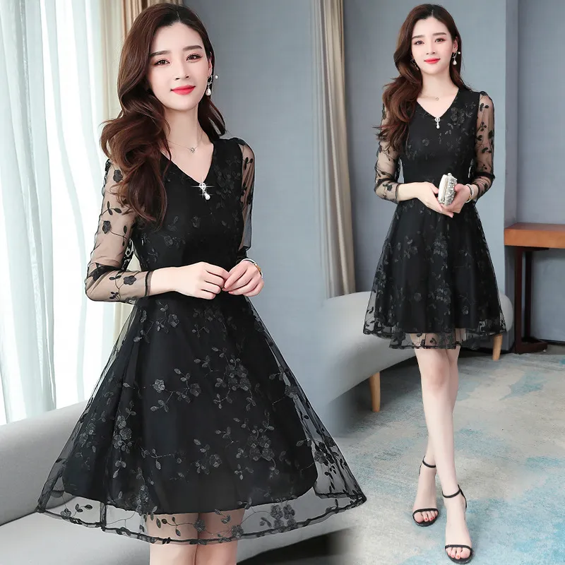 Blue Casual Chiffon Mesh Korean Long Dress Summer Women Tunics Midi Fashion  Elegant Prom Evening Dresses Short Sleeve 240812