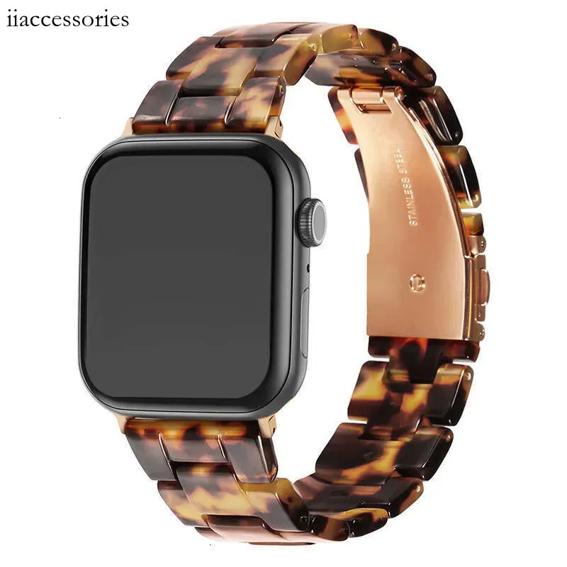 Translucent Band Rainbow Tortoiseshell Resin Watch 5 Pro Strap ... From Iiaccessories ...
