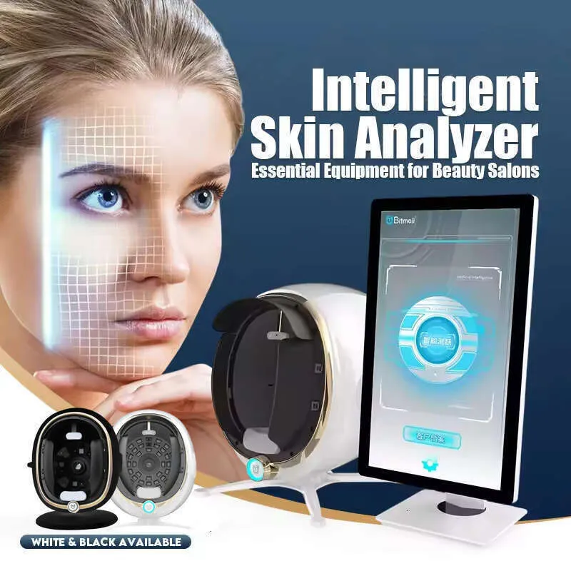Face Skin Scanner Advanced AI Smart Skin Analysis Machine 8 Spectrum... From ...