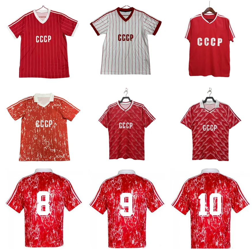 Retro Classic USSR Soccer Jerseys Vintage Soviet From Aaa99901